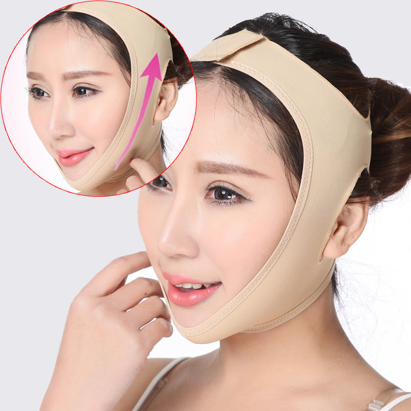 Breathable V-face Bandage Sleep Small V-face Mask Facial Massage Instrument Small Face Meter Tool Face Carving V-face