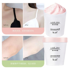 Meishi Peach Body Scrub Cream Hydrating Exfoliating Peeling Chicken Skin Rubbing Treasure Ice Cream Bath Scrub Cream