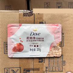 Dove Red Pomegranate Cherry Blossom Sweet Fragrance Body Scrub 20g Small Bag Portable Travel Pack Business Trip Hotel