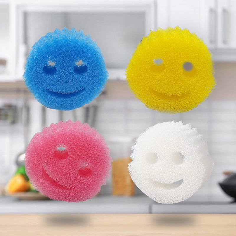 Smiley Face Magic Cleaning Wipe Smiley Face Sponge Wipe