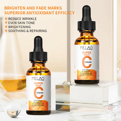 Cross-border Vc Essence Wholesale Brightening And Moisturizing Serum SUPER VC Amazon In Stock Vitamin C Essence Hydration