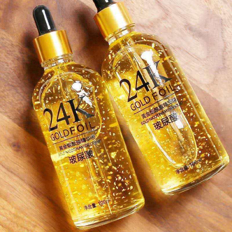 [48 Hours Delivery] 24k Essence Niacinamide Facial Hyaluronic Acid Liquid Ginseng Skin Care Essence