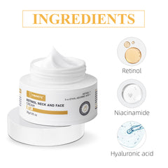 Cross-border TK Foreign Trade Wholesale Retinol Moisturizing Fade Fine Lines Soft Soothing Firm Smooth Skin Neck Cream